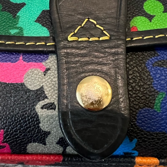 Disney Dooney& Bourke Mickey Silhouette Wristlet - Picture 4 of 7